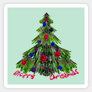 Christmas tree 3 Magnet